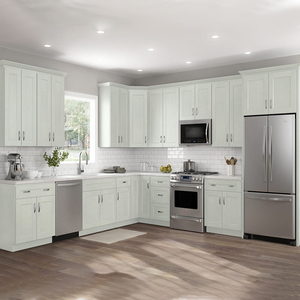 China Manufacturers Modern Mdf Wooden <strong>Cabinet</strong> Furniture Design Luxury Contemporary White Pvc <strong>Wood</strong> Kitchen <strong>Cabinets</strong> - Product Image 6