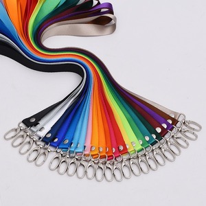 Lanière de cou personnalisée en polyester de 15 mm avec clip ovale métallique pour badge d'identification – Vente en gros à prix réduit - Product Image 2