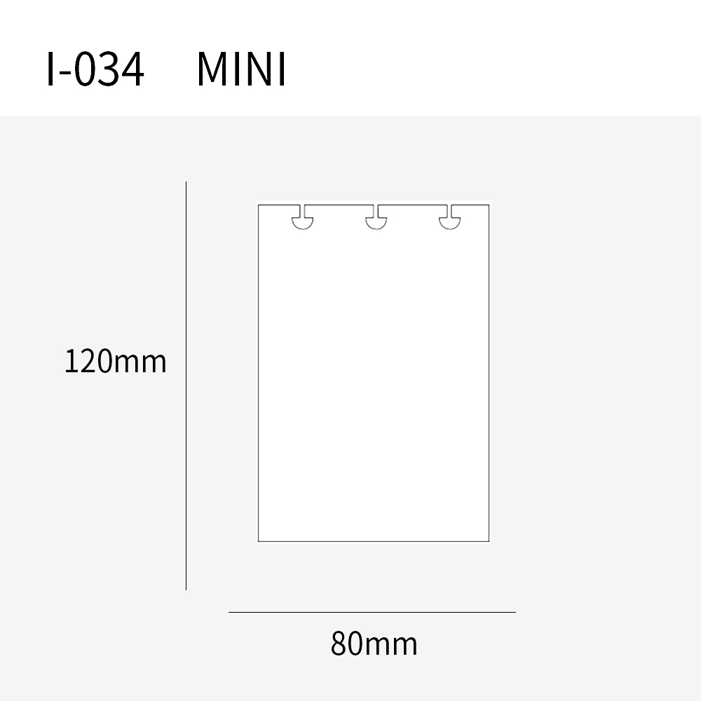 mini,  blank, white,100pcs