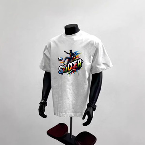 [Outlet de Fábrica] Camiseta de Algodón de Manga Corta con Estampado de Dibujos Animados EE. UU.-Canadá-México 2026, Casual y Holgada para Fans y Aficionados Extranjeros - Product Image 3