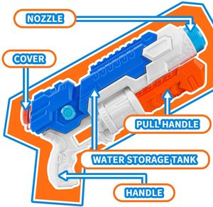 <span class=keywords><strong>Pistola</strong></span> <span class=keywords><strong>de</strong></span> <span class=keywords><strong>Agua</strong></span> <span class=keywords><strong>Gigante</strong></span> <span class=keywords><strong>de</strong></span> Juguete para Niños, Verano 2023, Alcance <span class=keywords><strong>de</strong></span> 40 Pies - Product Image 5
