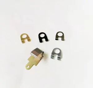 china OEM flat manufacturer spring clip , battery contact brass stainless steel Phosphor Beryllium bronze