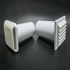 Hvac מערכת ABS קיר רשת מרובע אוורור מפזר פנים חיצוני מתכווננת למטבח חדר אמבטיה בבית החולים - Product Image 6