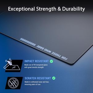 Tapis de souris de jeu Rog Moonstone Ace L en verre trempé 100% original, vente en gros, 500x400mm, pour une précision de jeu accrue - Product Image 6