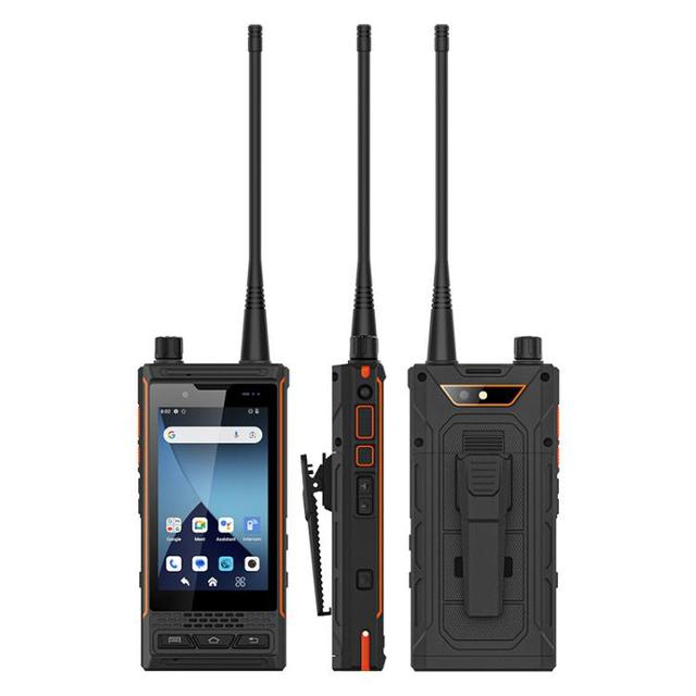 UNIWA P4 Plus Smartphone 4GB+64GB 4 inch Android 14 MediaTek MT6765 Helio P35 Octa Core VHF Walkie Talkie Rugged Phone