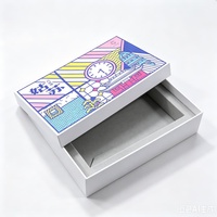 Caja de Regalo Rígida con Tapa Abatible, Fabricada con Materiales Reciclados Ecológicos, Laminación Brillante, Estampado en Caliente, Ventana de Cartón, Embalaje Portátil con Relieve