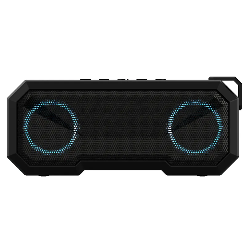 BT wireless Angle 1 IPX5 Water Resistant Wireless Portable BT Speaker with Microphone 2 x 5W 3.5mm AUX Support