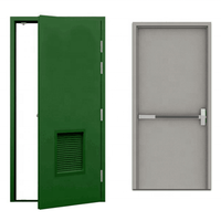 Portes en acier ignifuges de sortie de secours avec du CE de barre de poussée de panique diplômée