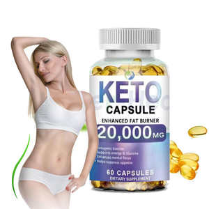 Capsules de Keto pour adultes OEM ASAP, ACV & BHB, brûleur de graisse, compléments énergétiques amincissants, qualité alimentaire, tailles personnalisables - Product Image 1