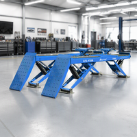 Plateforme élévatrice à ciseaux hydraulique de 5,5 tonnes pour garage, pour alignement des quatre roues