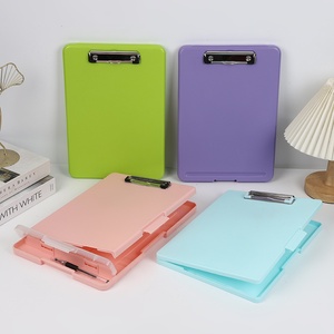 Boîte à documents étanche A4 avec emplacement pour stylo, boîte de rangement multifonctionnelle pour papier, boîte d'archives, tableau d'écriture, <span class=keywords><strong>clip</strong></span>, modèle 8215, possibilité d'imprimer un logo - Product Image 3