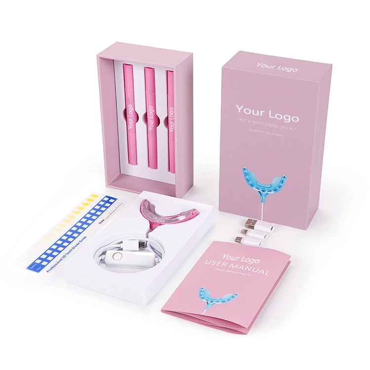 1 lumière pour dents USB avec gels