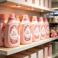 Détergent à lessive liquide écologique jetable 2L |   Soins à domicile concentrés |   Détachant antibactérien floral au jasmin