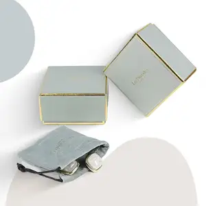 中国制造商小珠宝展示盒批发银色情人节盖子和珠宝底座礼品盒