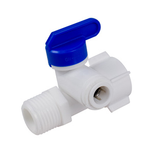 Válvula de Bola de Tres Vías Integrada con Conector para Purificador de Agua, Rosca de 3/4 Pulgadas, Presión de Funcionamiento 650 Psi - Product Image 2