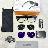 Nouvelles Lunettes Intelligentes XKONEPRO 2026 pour Appels, Photos, Traduction IA, Triple Lentille, Vente Directe Usine, Bouton Tactile