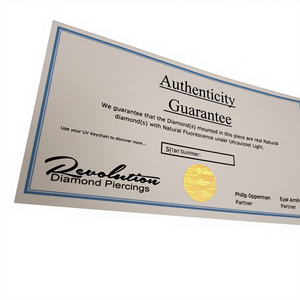 Poster di Sicurezza con Stampa Tipografica, Ologramma, Stampa a Caldo e Goffratura <span class=keywords><strong>su</strong></span> Cartoncino Kraft Patinato - Product Image 4