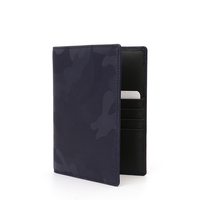 Portefeuille de voyage avec Logo personnalisé pour hommes, en cuir PU, Slim, couverture de passeport, vente en gros, anti RFID