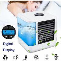 Mini refroidisseur d'air USB portable et humidificateur ventilateur de bureau à base d'eau pour l'été pour voitures ménages hôtels