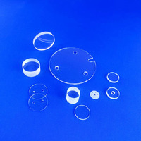 Lámina de Vidrio de Cuarzo de Sílice Fundida de Alta Pureza Personalizada de Fábrica JGS1 JGS2 JGS3 Grado Semiconductor para Soldadura y Corte (Wafer Window)