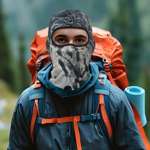 Penutup Wajah Lengkap Kustom Balaclava Masker Ski Olahraga, Masker Wajah Taktis untuk Bersepeda Mendaki Gunung, Tahan Angin dan Bernapas - Product Image 2