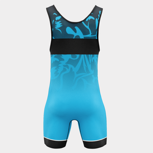 Премиум сублимированные Детские борцовские колготки, борцовская форма, майка для детской борьбы - Product Image 4