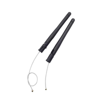 Antenne LoRa à polarisation verticale 108mm 5dBi Gain 868/915MHz avec connecteur RP-/RF Câble RF Pigtail pour IoT
