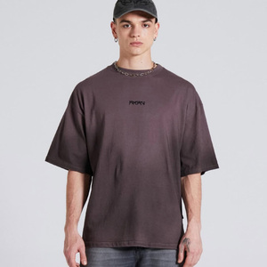 Camisetas Casuales Personalizadas al por Mayor para Hombre, de Alta Calidad, 100% Algodón, de Manga Corta, Cuello Redondo, Tejido Grueso, Estampadas - Product Image 1