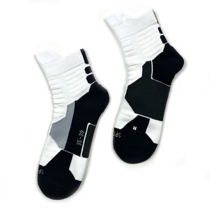 Cotton Blend Athletic Running Socks Shock-Absorbing Cushioned Sole Training Socks for Men <strong>Women</strong> Breathable Sports Workout Socks - Product Image 3