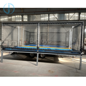 <span class=keywords><strong>Trampoline</strong></span> Commercial Mobile 4-en-1 avec Remorque, Équipement de Jeu Extérieur Portable pour Enfants, Vente Chaude - Product Image 3