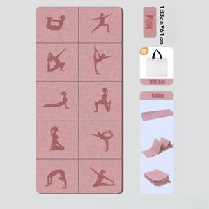 Tapetes de Yoga Plegables de TPE Ecológicos con Logotipo Personalizado, Grosor de 4mm-6mm, Antideslizantes, con Logotipo Grabado con Láser, para Viajes - Product Image 3