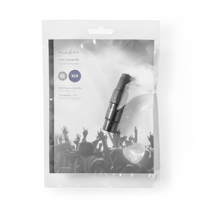 หัวต่อ XLR ตัวเมีย เป็น XLR ตัวผู้ 3 ขา สำหรับแปลงสัญญาณเสียงและวิดีโอ - Product Image 3