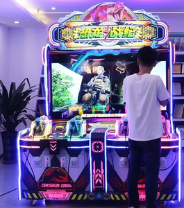 Machine d'arcade VR de tir pour 4 joueurs, simulateur de bataille de dinosaures, construction métallique, 1 an de garantie, pour parc d'attractions à monnayeur - Product Image 6