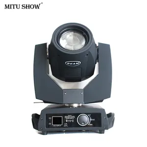 MITUSHOW Sharpy Beam 5R 200Wムービングヘッドステージライト (DMX制御モード付き) 1年間の保証照明回路設計ソリューション