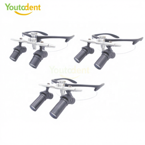 Nuovo Design Lenti d'Ingrandimento Dentali Ergonomiche 4X/5X/6X Senza Luce LED, Regolazione dell'Angolo, Ottica Chiara per Visione a Campo Completo - Product Image 2