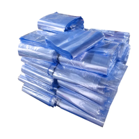 Film plastique transparent rétractable personnalisé, sacs thermorétractables en PVC POF