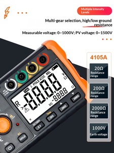 Shengli Aardingsweerstandstester VC4105A Hoge Precisie Digitale Schudmeter Bliksembeveiliging Bodemweerstandsmeting - Product Image 2