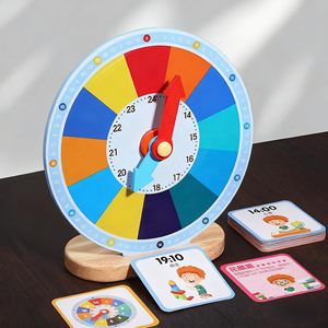 Réveil éducatif pour la petite enfance - Contreplaqué et bois de caoutchouc écologiques pour les enfants de 3 à 6 ans - Cadeaux d'anniversaire pour garçons et filles - Product Image 2