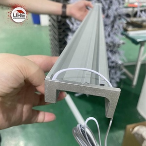 G hồ sơ xử <span class=keywords><strong>l</strong></span>ý tủ bếp nhôm hồ sơ với vỏ nhựa và dải LED - Product Image 4