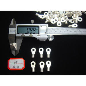 Bornes annulaires Han Yi OT4 en cuivre pur de 1,0 mm d'épaisseur pour l'électronique et l'ingénierie électrique - Product Image 3