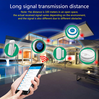 Sistema de Alarma Inteligente para el Hogar con WIFI y GSM, Material ABS, Pantalla Táctil de 4.3 Pulgadas, Control Remoto por Aplicación Tuya, RFID para Activar/Desactivar