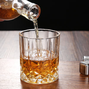 300ml Tinh thể thủy tinh vòng Whiskey Tumbler cũ thời barware cổ điển Whiskey <span class=keywords><strong>Glass</strong></span> Rock ly thủy tinh - Product Image 4