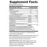 Rosebest Gummies de Suppléments Naturels pour le Sommeil Profond, Certifiés GMP, Marque Privée OEM, Sans Sucre, au Magnésium et à l'Ashwagandha