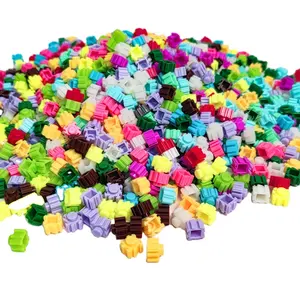 Образовательная Классическая игра, пластиковые маленькие кирпичи размером 8 мм, строительные блоки, игрушки