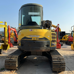 Mini-excavatrice Yanmar Vio 55 du Japon, modèle 2023, 5 tonnes, équipement de construction d'occasion, capacité de la benne de 0,16 m, moteur d'origine - Product Image 3