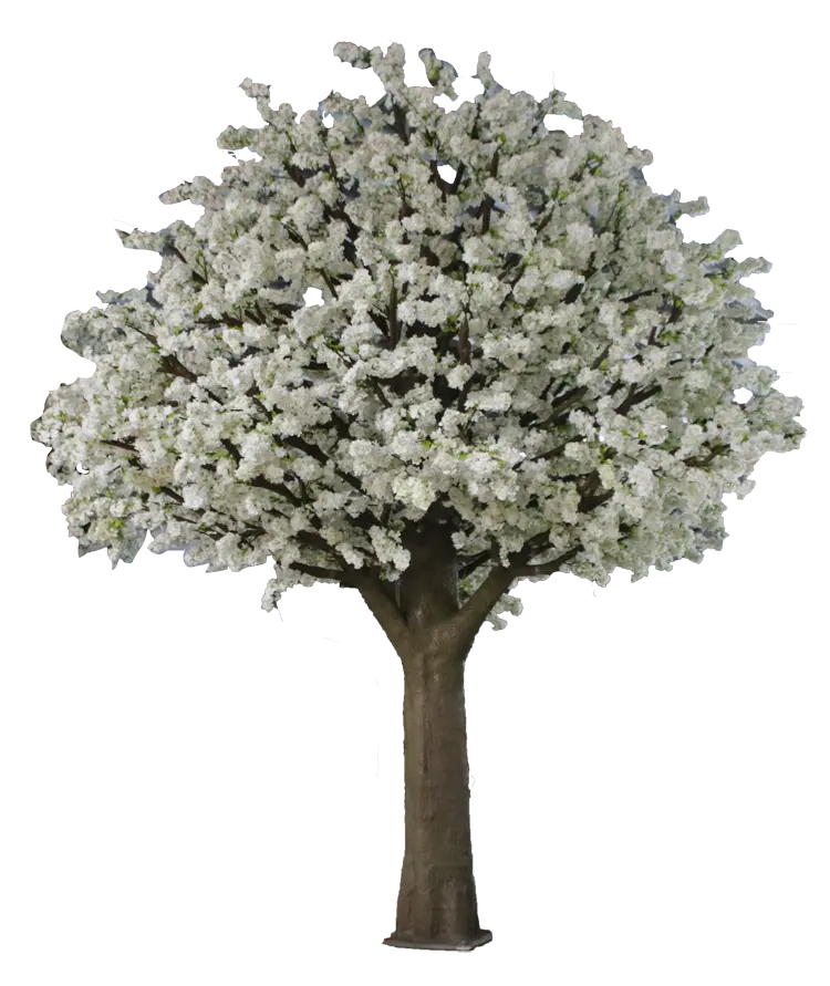 شجرة صناعية كبيرة الحجم من شجرة زهر الكرز للزينة الخارجية بسعر رخيص من المصنع
