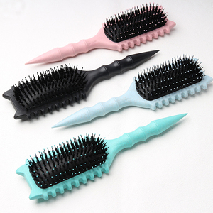 Brosse à <span class=keywords><strong>Cheveux</strong></span> de Massage en Paille de Blé, Coiffage Professionnel, Coussin d'Air, Soin des <span class=keywords><strong>Cheveux</strong></span> <span class=keywords><strong>Bouclés</strong></span>, Démêlante à Poils en Nylon pour la Maison (Vente en Gros) - Product Image 3
