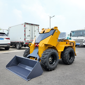 Hızlı teslimat kızaklı yükleyici Skid nokta dönüşlü yükleyici üreticileri çin tekerlek/paletli Mini Skid nokta dönüşlü yükleyici satılık - Product Image 6
