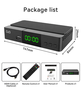 2024 Tây Ban Nha <span class=keywords><strong>Full</strong></span> <span class=keywords><strong>HD</strong></span> FTA TV kênh oemdvb <span class=keywords><strong>T2</strong></span> H.265 H.264 kỹ thuật số mặt đất Receiver DTT Bộ giải mã - Product Image 4