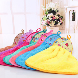 Bán Sỉ Khăn Tay Thấm Hút Nhà Bếp Khăn Trẻ Em Hoạt Hình Khăn Sợi Nhỏ In Hình Động Vật Chăn Trẻ Em Tròn 50 Chiếc - Product Image 2